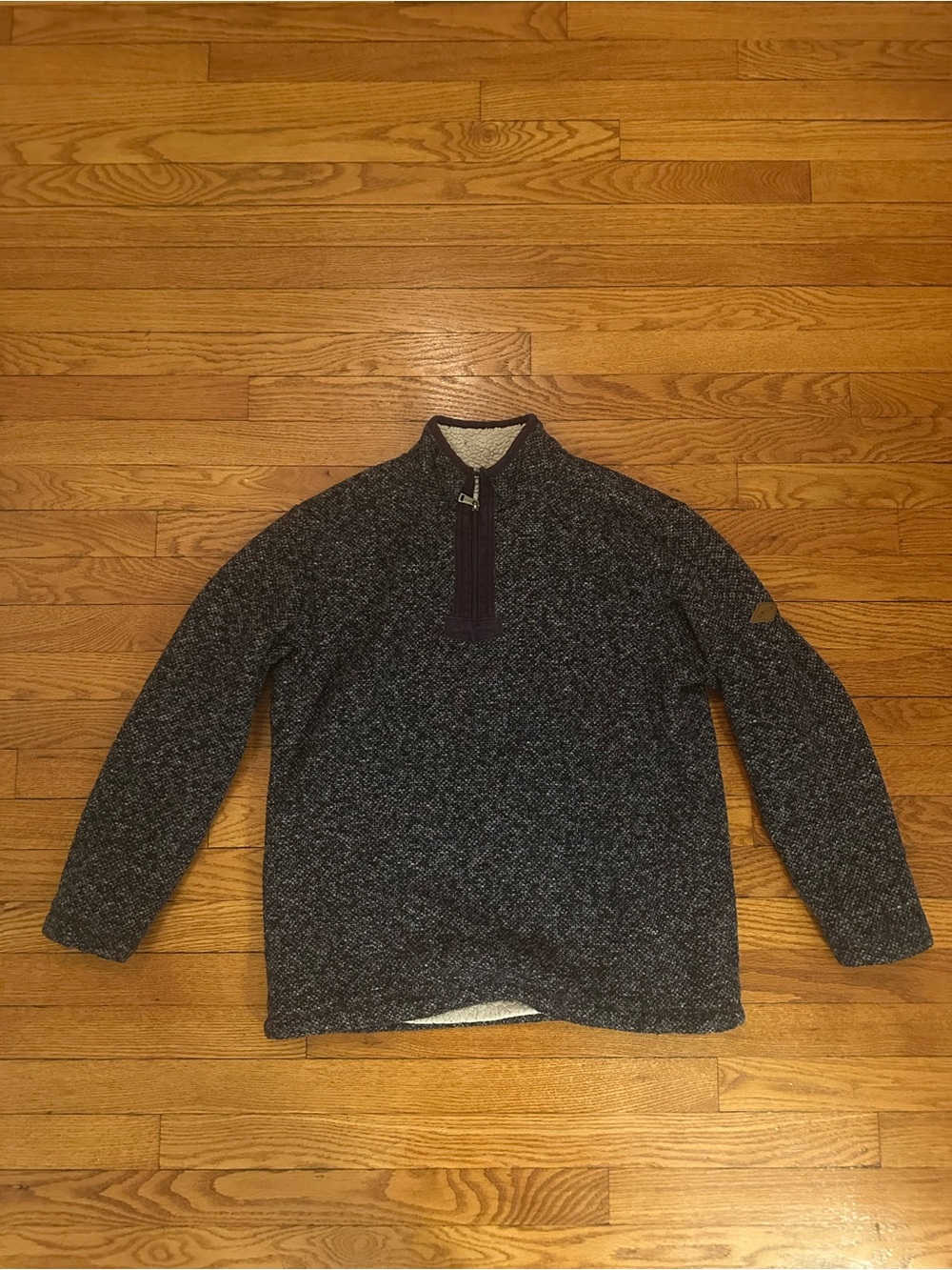 Orvis Men’s Navy Heather Half-Zip Sweater